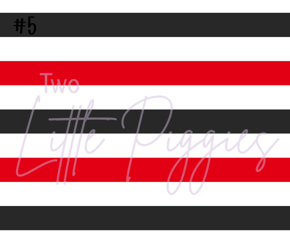 Printed Vinyl - Cheer - Red and Black