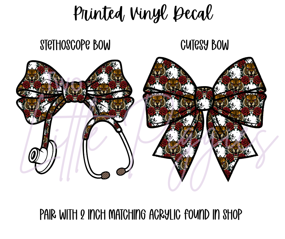 Printed Vinyl - Tiger Bloom