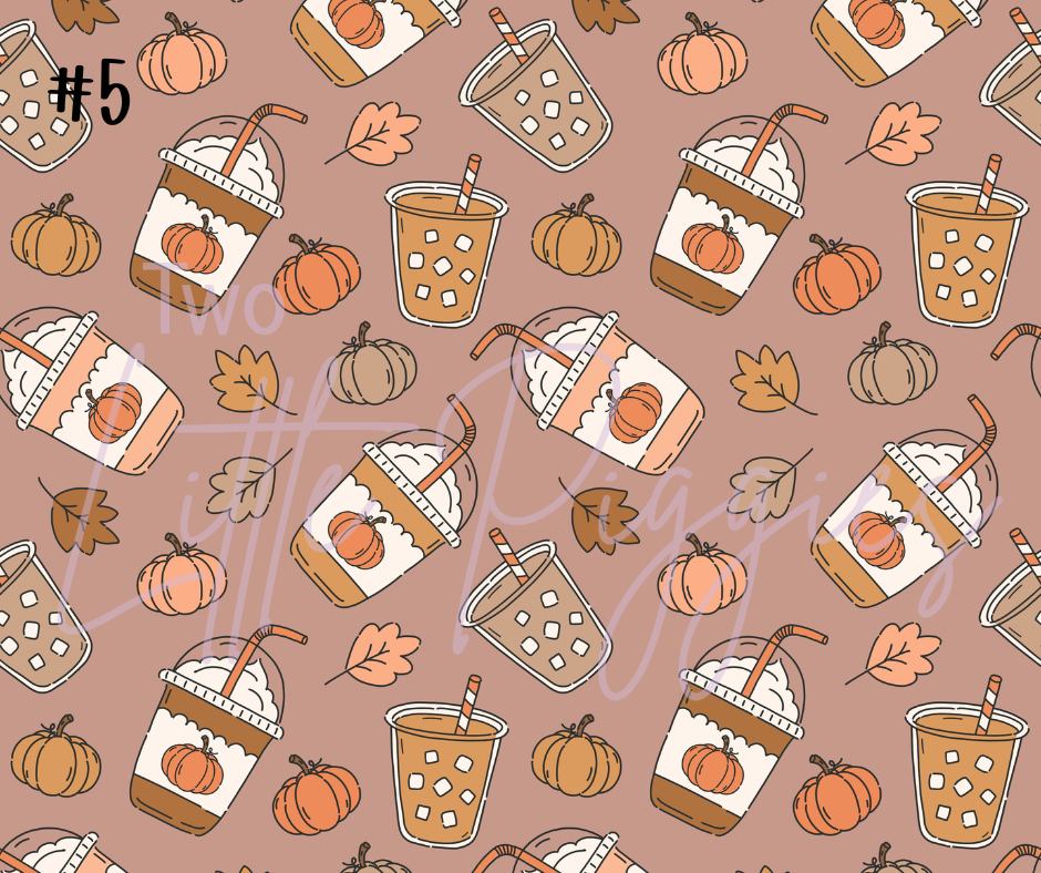 Printed Vinyl - Pumpkin Spice