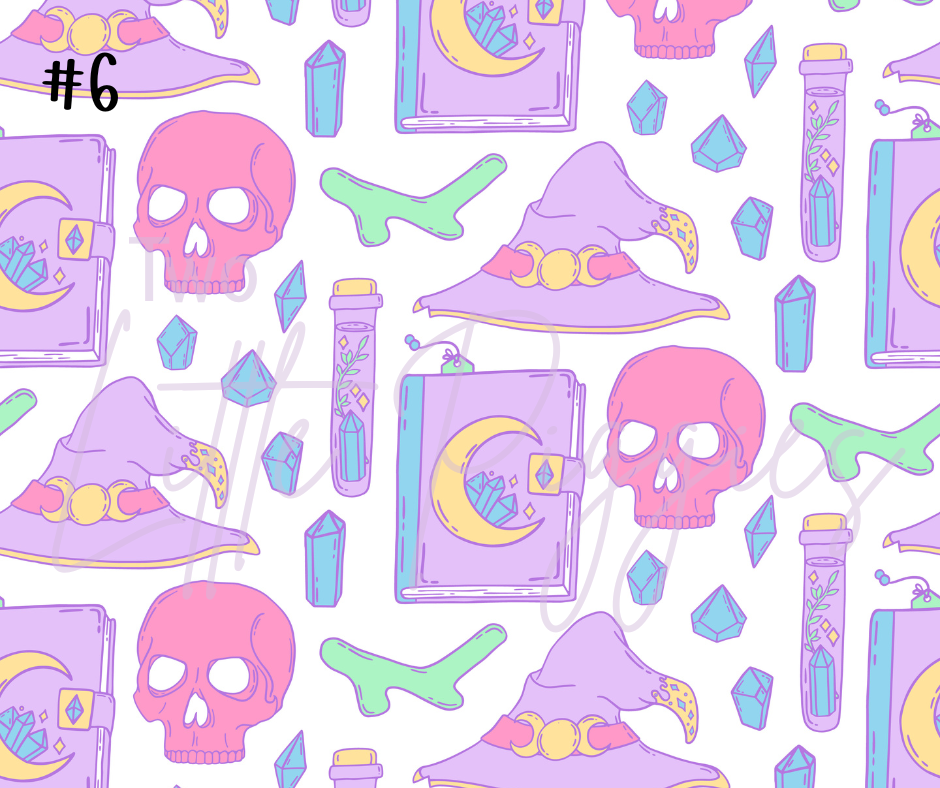 Printed Vinyl - Halloween Pastel Collection