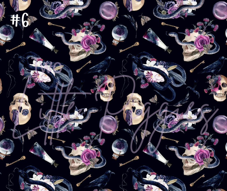 Printed Vinyl - Halloween Gothic Collection