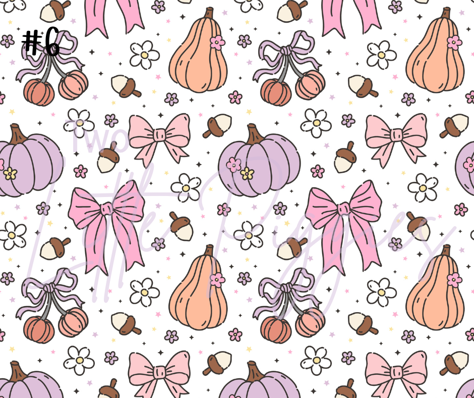 Printed Vinyl - Coquette Pumpkin