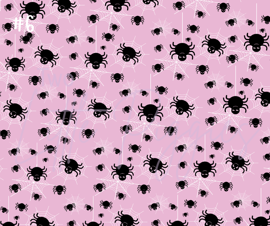 Printed Vinyl - Halloween Pastel Purple Collection