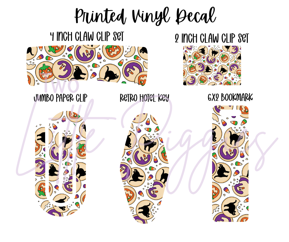 Printed Vinyl - Halloween Sugar Cookie Collection