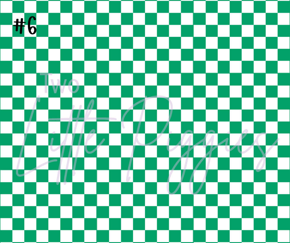 Printed Vinyl - Checkers - Regular