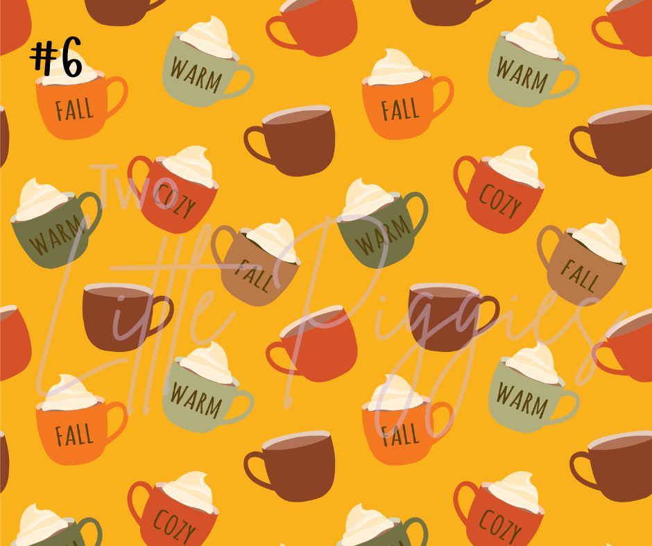 Printed Vinyl - Happy Fall