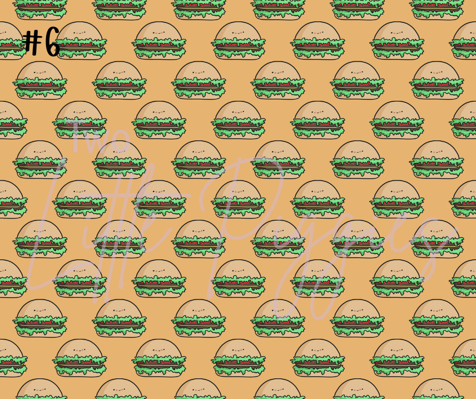 Printed Vinyl - Fast Food