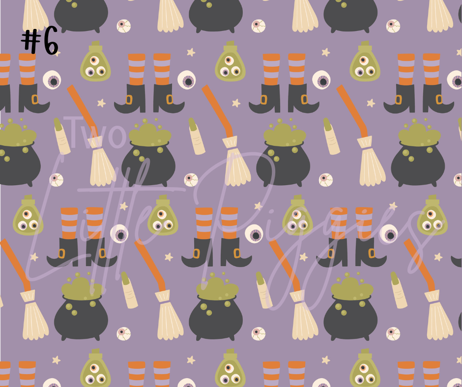 Printed Vinyl - Halloween - Witchy