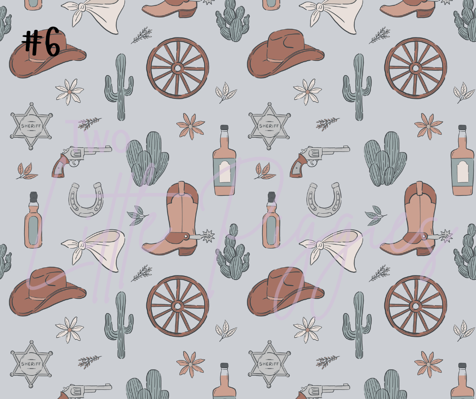 Printed Vinyl - Wild West