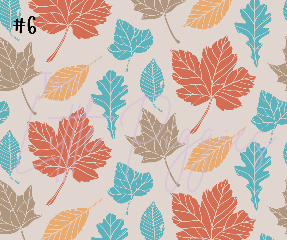 Printed Vinyl - Teal Pumpkin