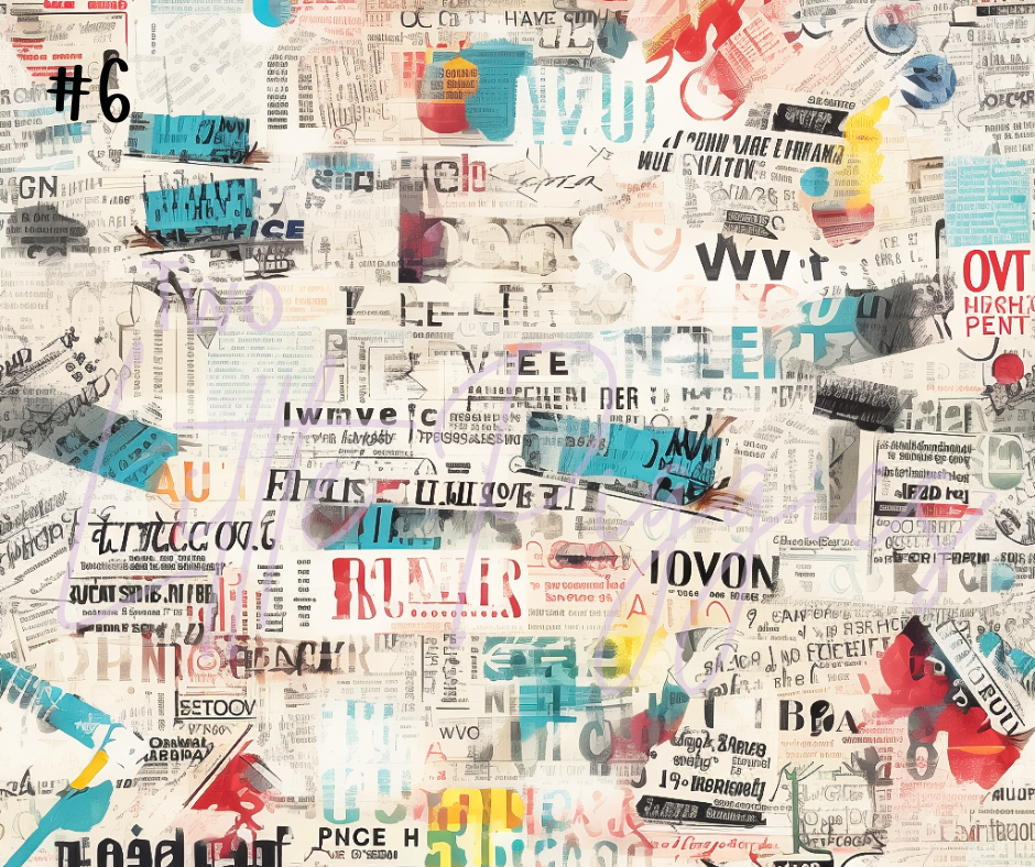Printed Vinyl - Newspaper