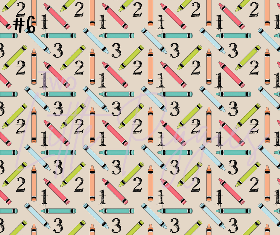 Printed Vinyl - School Time