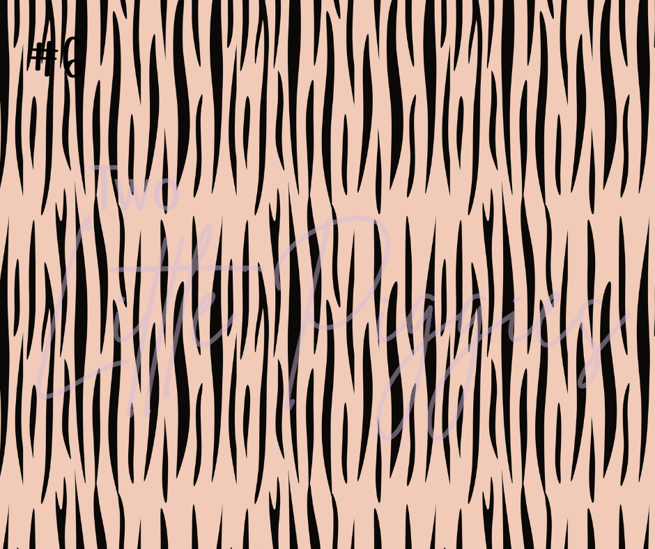 Printed Vinyl - Blush Safari