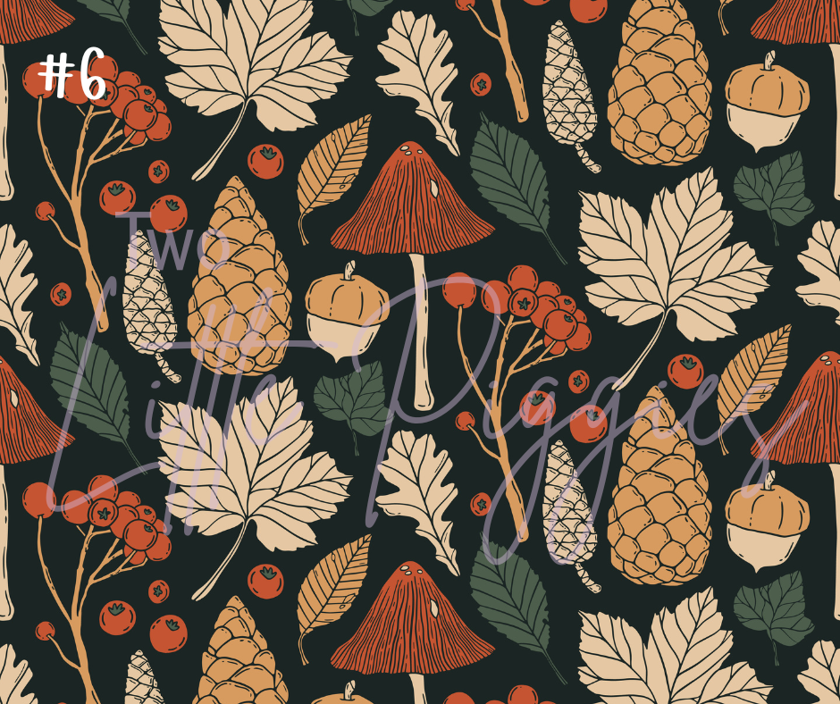 Printed Vinyl - Pumpkin Patch