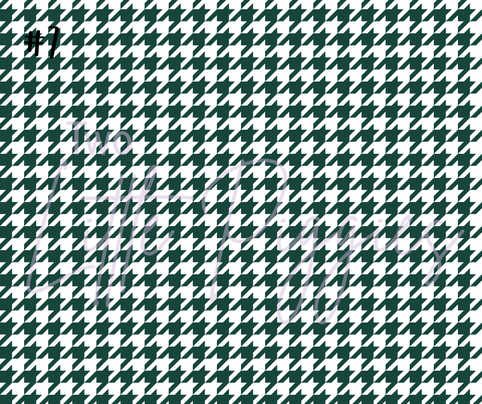 Printed Vinyl - Football - Green and White
