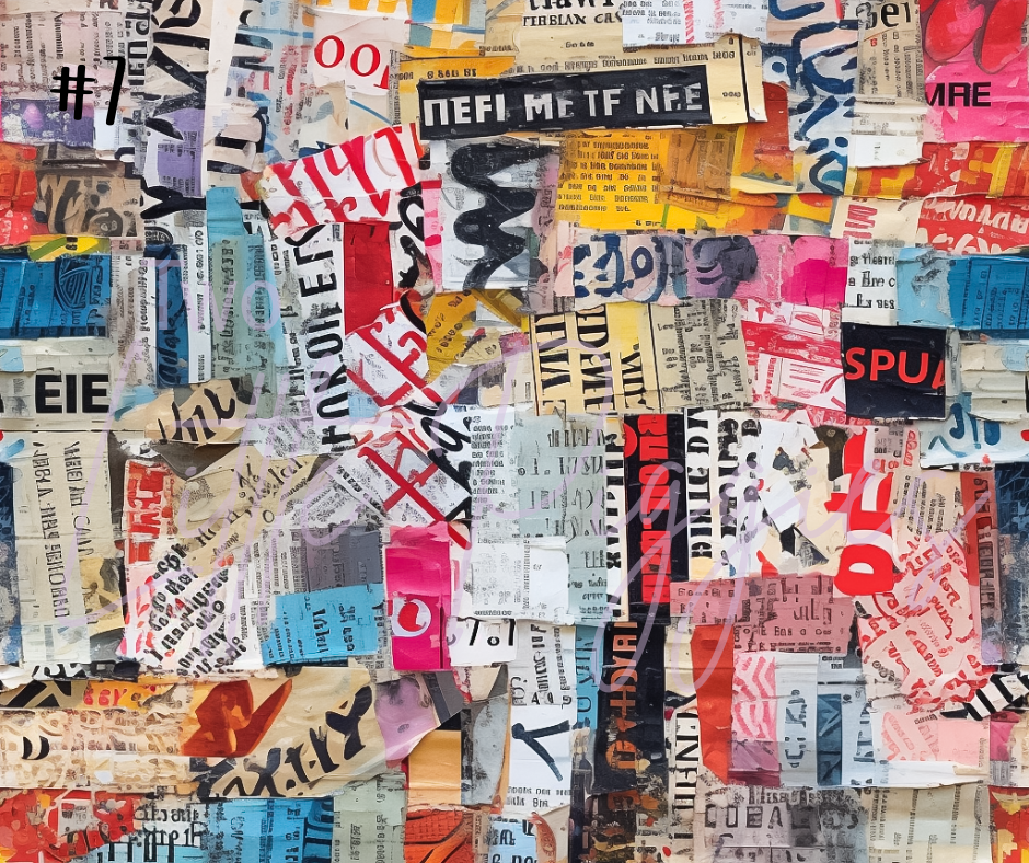 Printed Vinyl - Newspaper