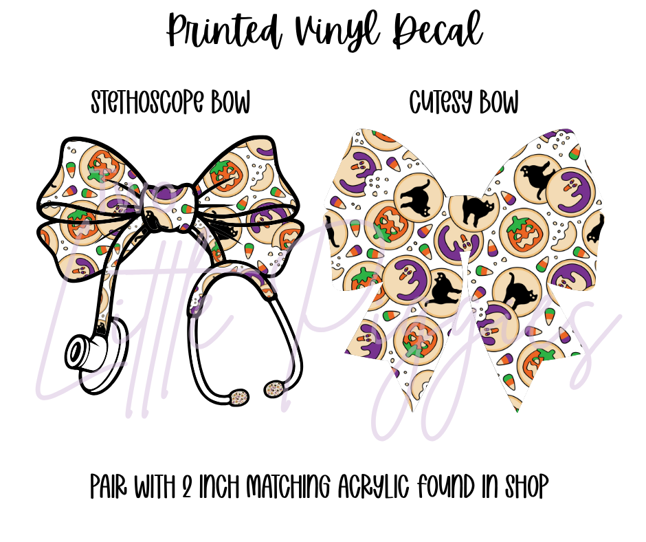 Printed Vinyl - Halloween Sugar Cookie Collection