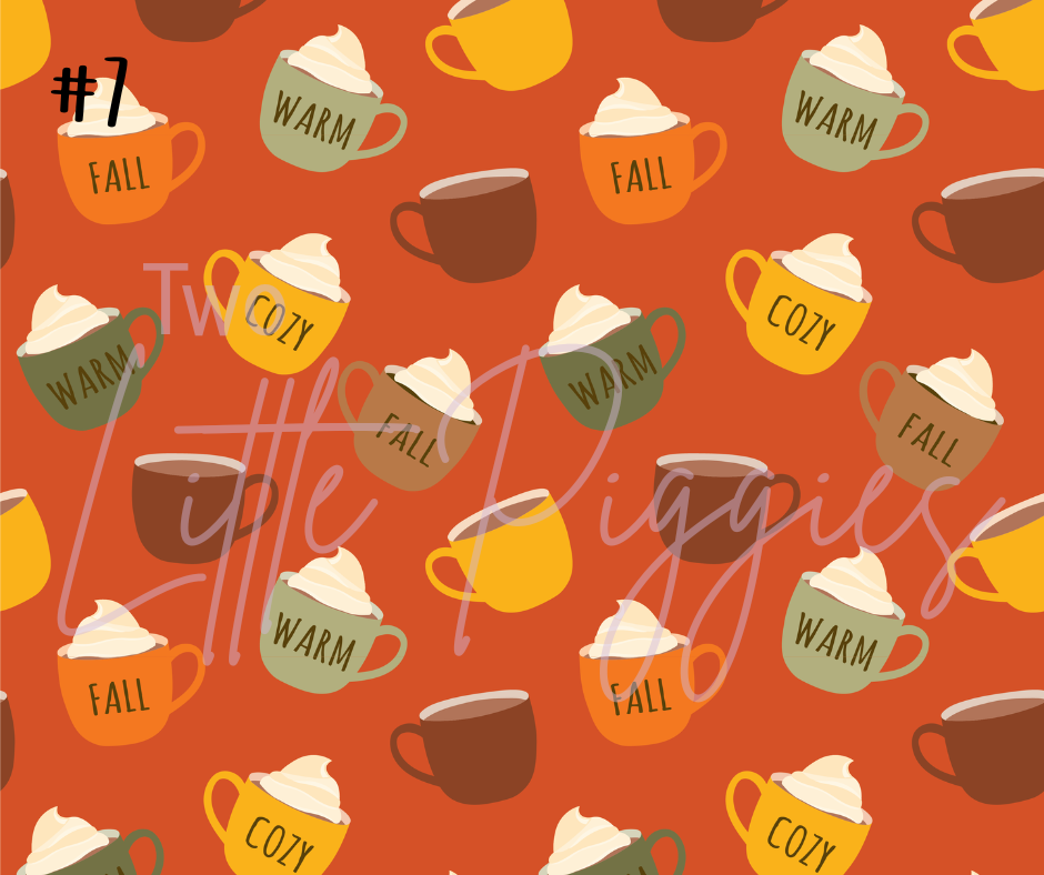 Printed Vinyl - Happy Fall
