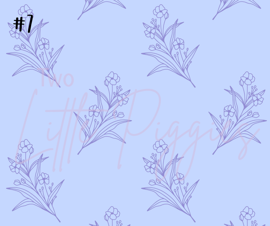 Printed Vinyl - Wisteria