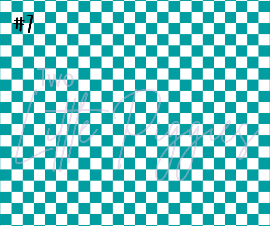 Printed Vinyl - Checkers - Regular
