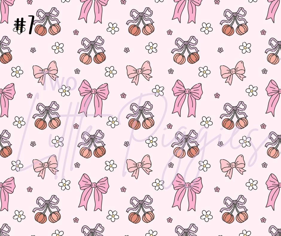 Printed Vinyl - Coquette Pumpkin