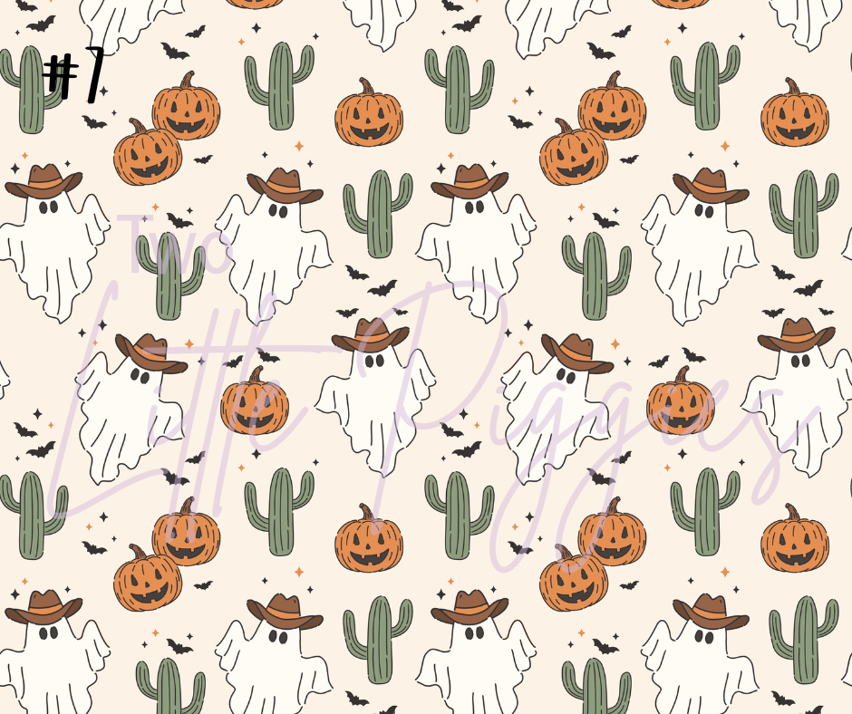 Printed Vinyl - Halloween - Hey Boo