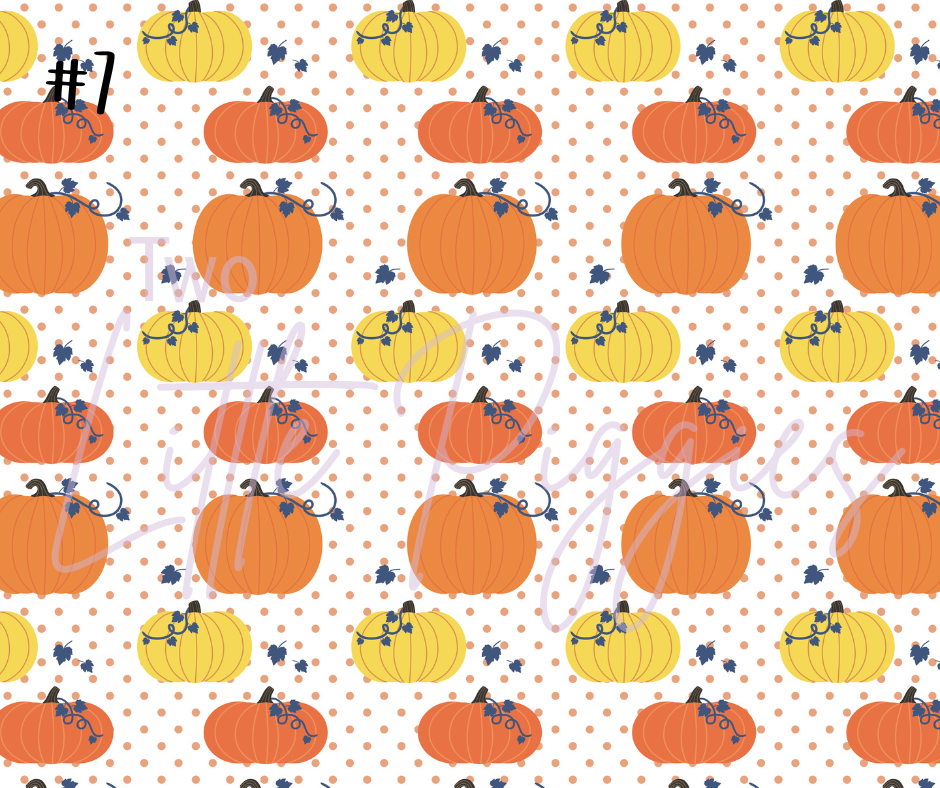 Printed Vinyl - Hello Fall