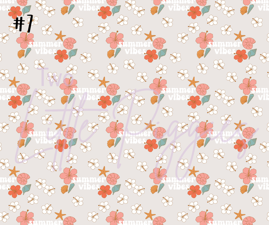 Printed Vinyl - Groovy Summer Collection