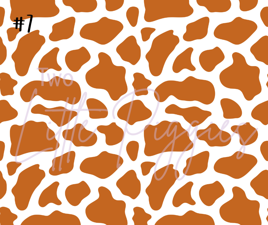 Printed Vinyl - Boho Cow