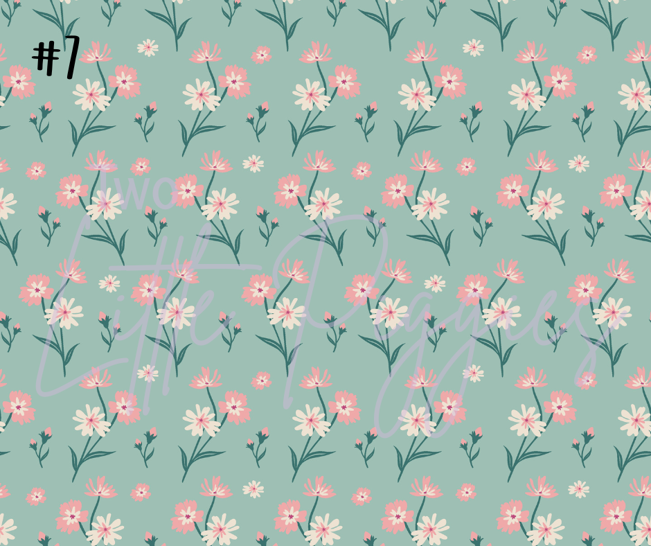Printed Vinyl - Eclectic Floral