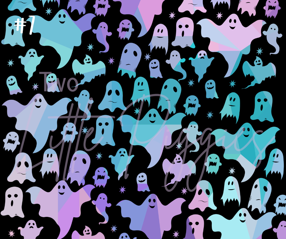 Printed Vinyl - Halloween Pastel Purple Collection
