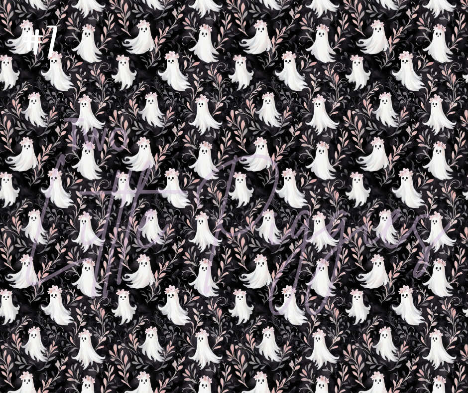 Printed Vinyl - Halloween - Pink Paranormal