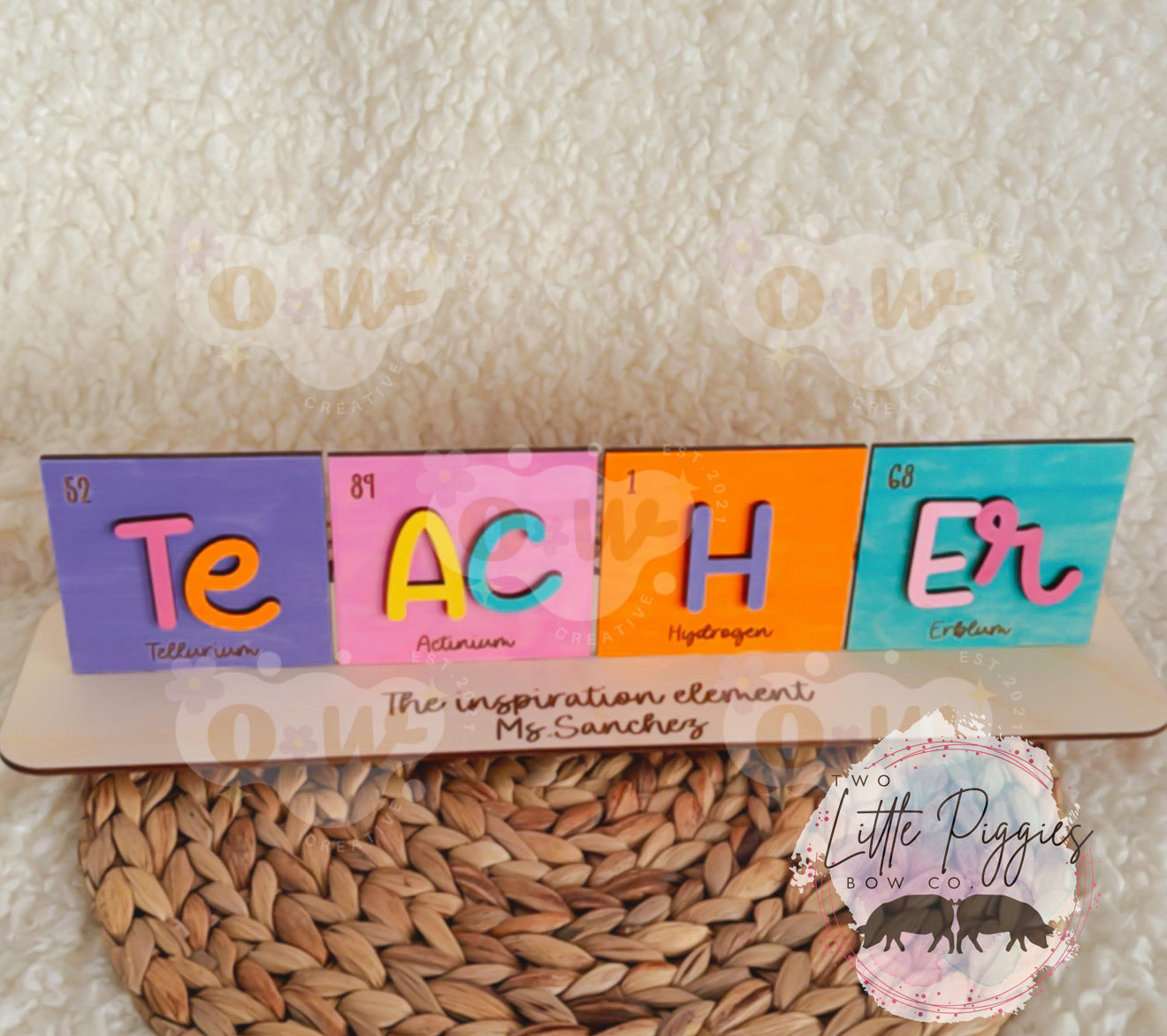 Teacher Desk Name Plate