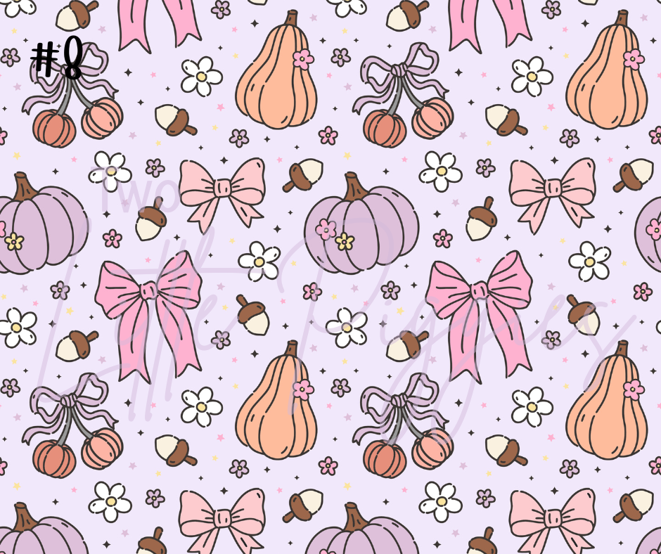 Printed Vinyl - Coquette Pumpkin