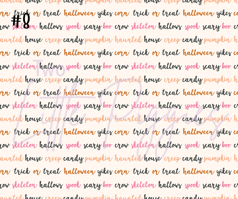 Printed Vinyl - Halloween - Funny Bones