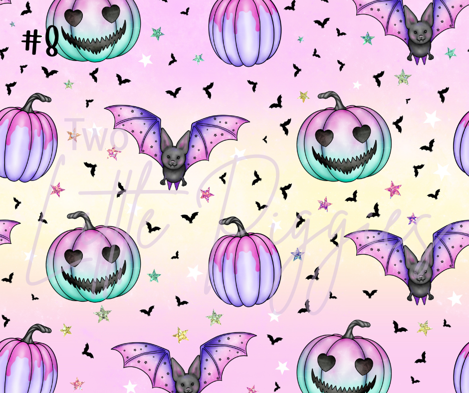 Printed Vinyl - Halloween - Pastel Goth