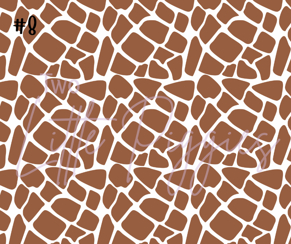 Printed Vinyl - Animal Safari