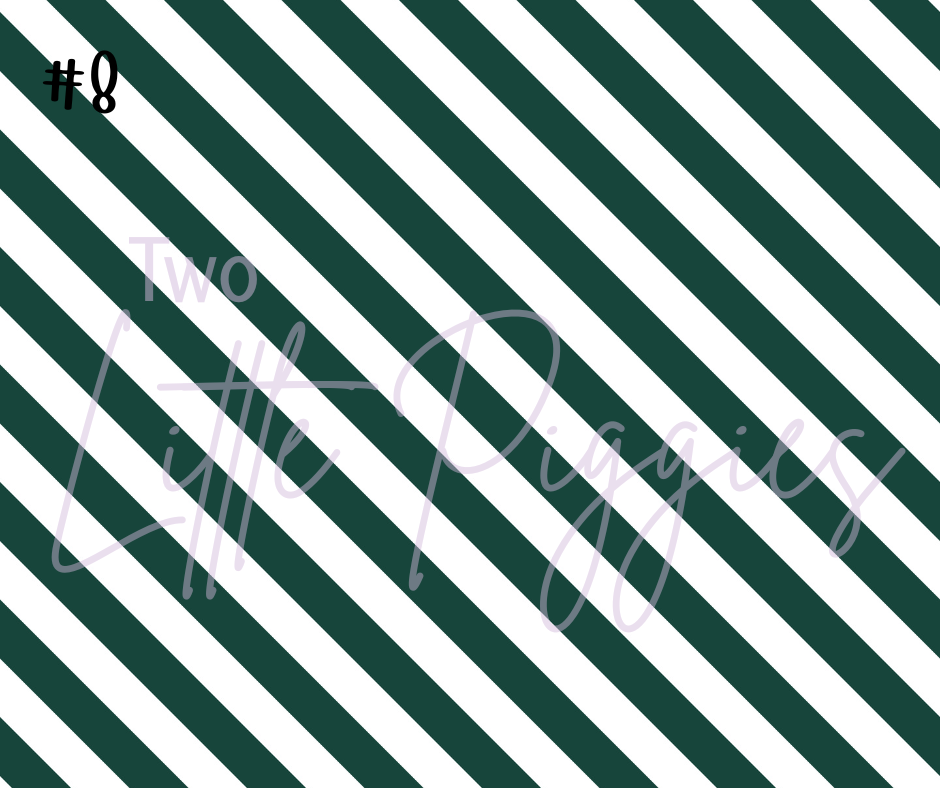 Printed Vinyl - Football - Green and White