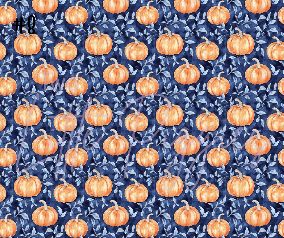 Printed Vinyl - Halloween - Preppy Halloween