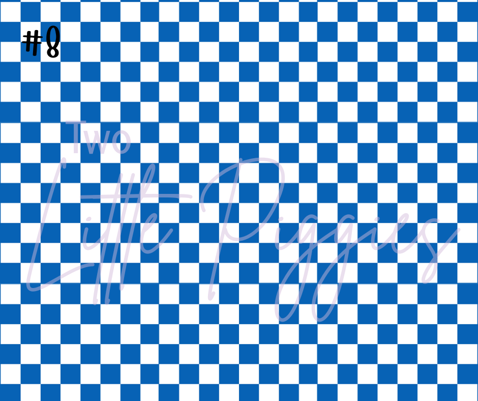 Printed Vinyl - Checkers - Regular