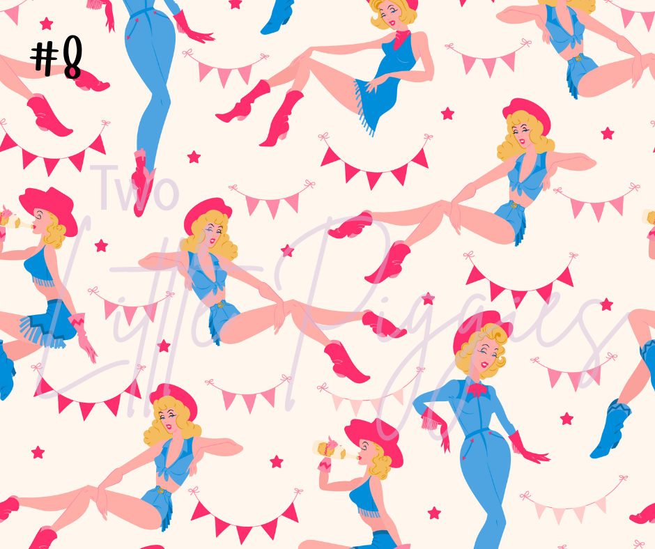 Printed Vinyl - Let's Go Girls