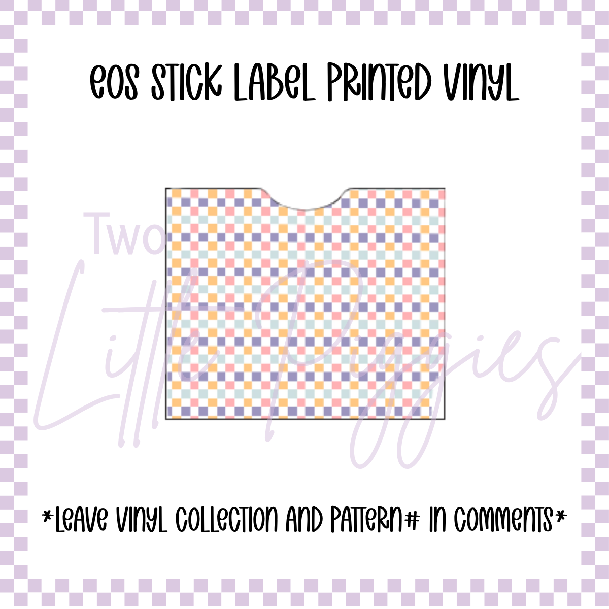 Printed Vinyl - EOS Stick Label