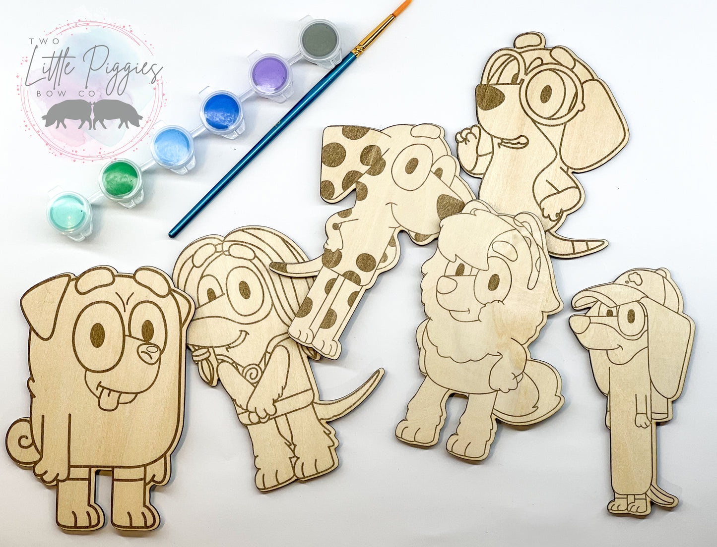 Blue Pup DIY Paint Kit