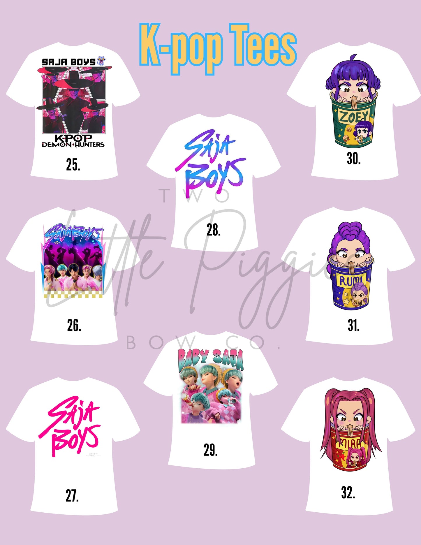 K-Pop Graphic Tees