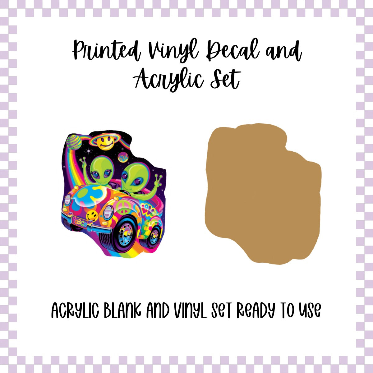 Printed Vinyl and Acrylic Set - LF Inspired- Zoomer & Zorbit