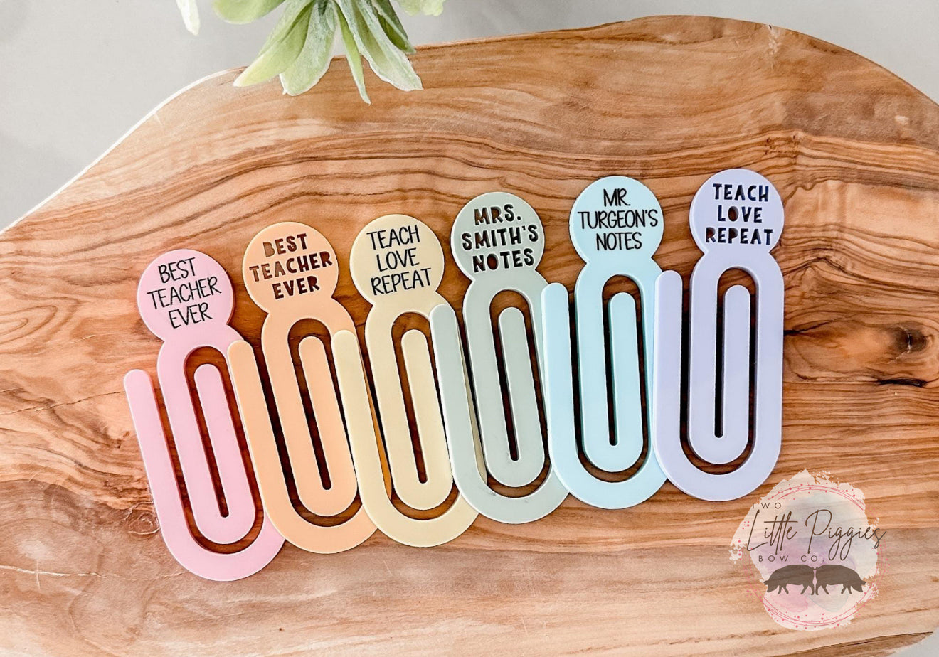Teacher Paper Clip Set