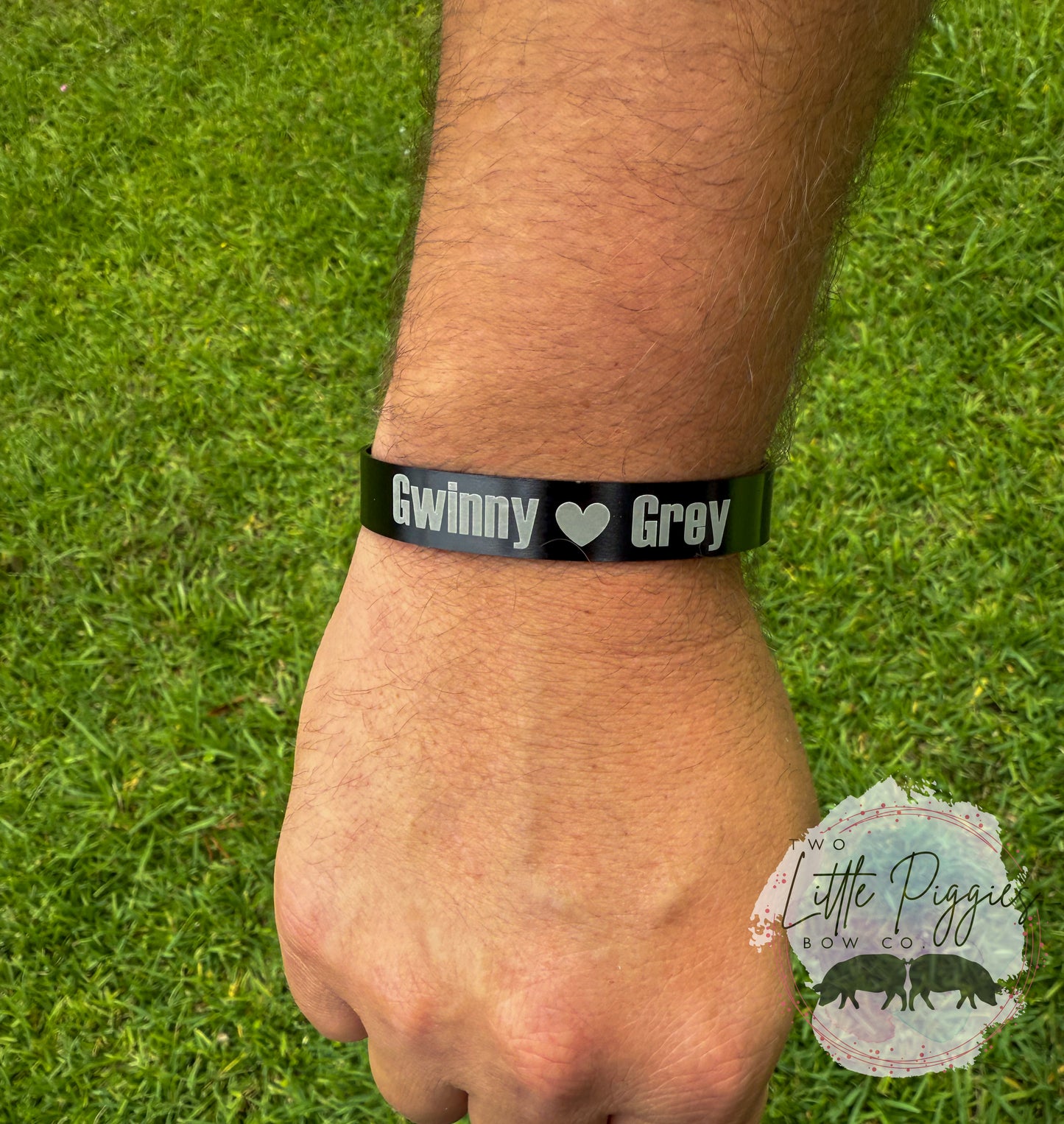 Custom Engraved Aluminum Bracelet