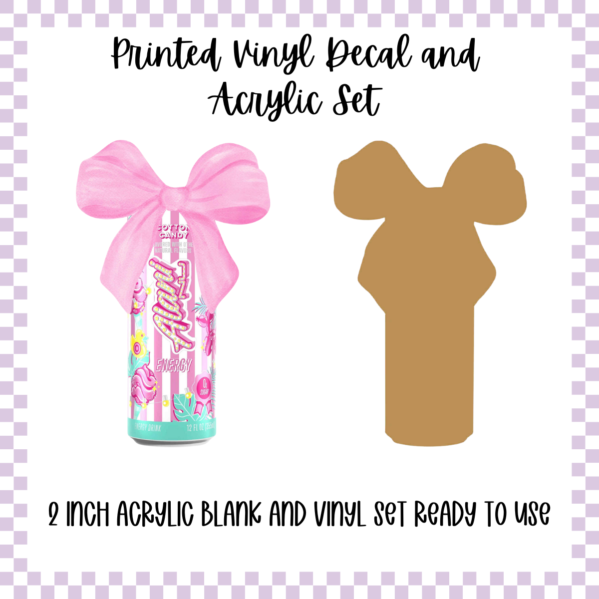 Printed Vinyl - Alani Cotton Candy Collection