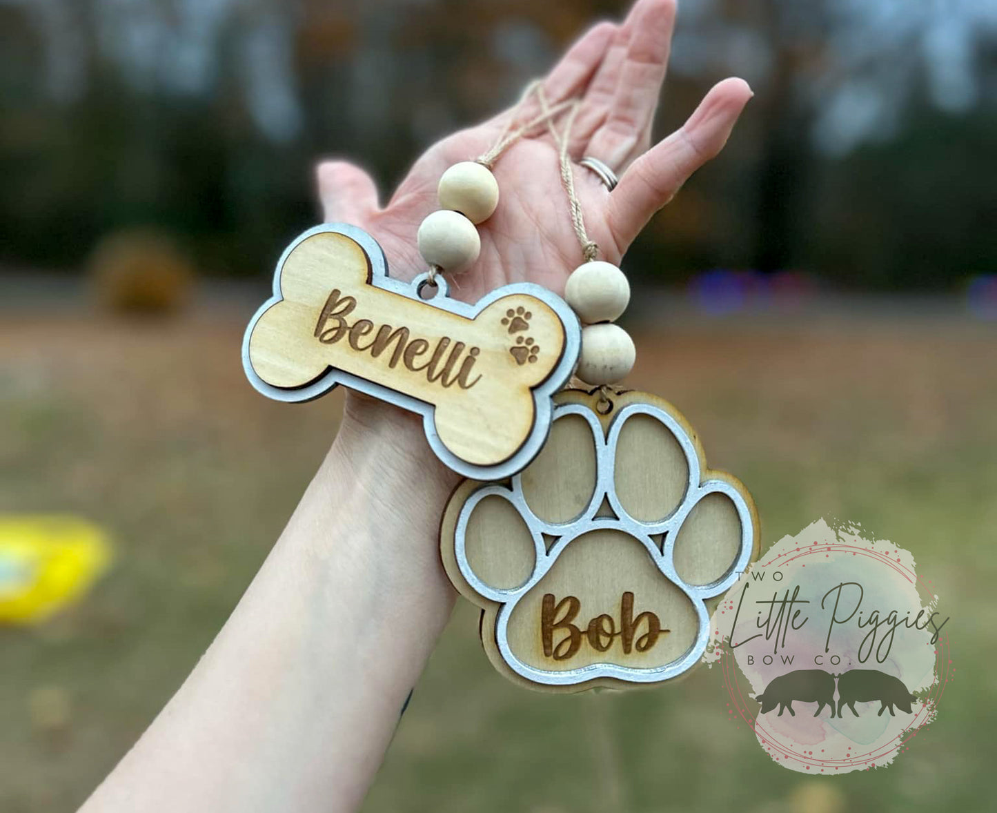Paw Print/Bone Ornament