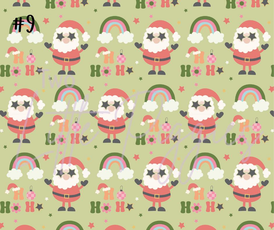 Printed Vinyl - Groovy Holiday